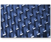 Moderne Fotografie  Radiator auf einem Mainboard - Leinwandbild