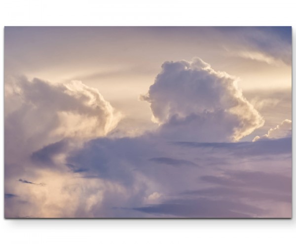 Wunderschöner Himmel mit Wolken - Leinwandbild