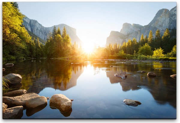 See reflektiert Wandbild in verschiedenen Größen