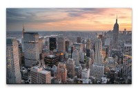 Bilder XXL New York Wolkenkratzer Wandbild auf Leinwand