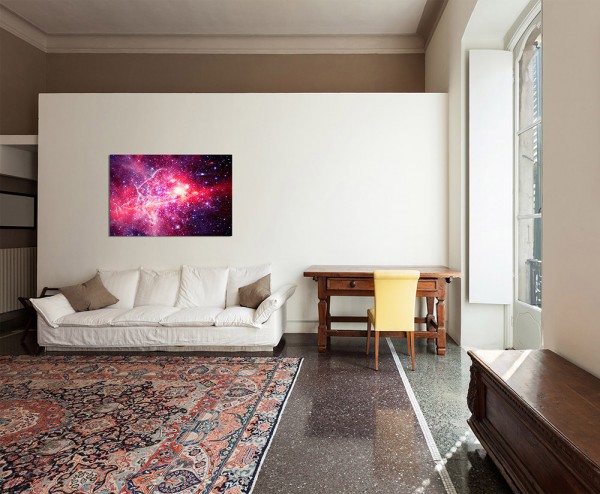 120x80cm Planet Sterne Weltraum Galaxie All