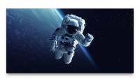 Bilder XXL Astronaut im All 50x100cm Wandbild auf Leinwand