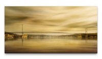 Bilder XXL Brücke in Istanbul 50x100cm Wandbild auf Leinwand