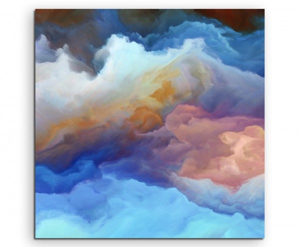 Digitales Gemälde Wallende Wolken auf Leinwand exklusives Wandbild moderne Fotografie für ihre Wan
