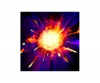 80x80cm Explosion Feuer