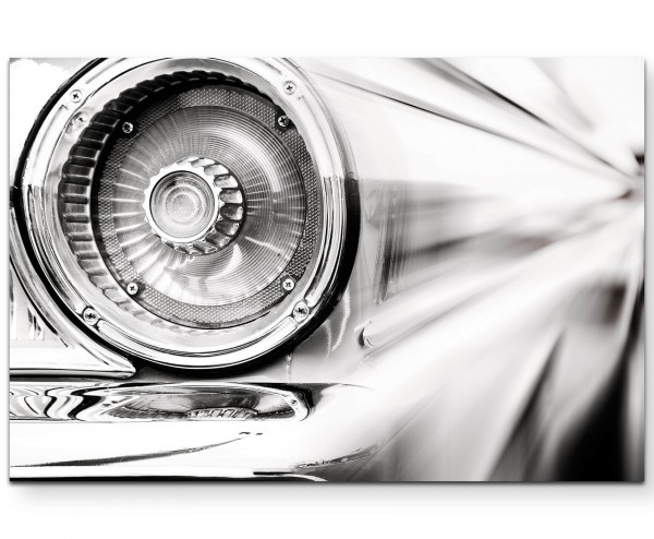 klassisches Auto Nahaufnahme - Leinwandbild