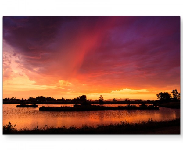 Landschaft  Golden Gardens Park, Seattle - Leinwandbild