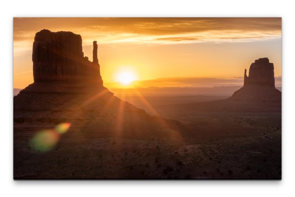 Bilder XXL Sonnenuntergang im Grand Canyon Wandbild auf Leinwand