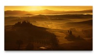 Bilder XXL Toskanische Landschaft 50x100cm Wandbild auf Leinwand