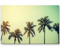 Kokosnuss Palmen Retro - Leinwandbild
