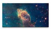 Bilder XXL Nebel im Weltall 50x100cm Wandbild auf Leinwand