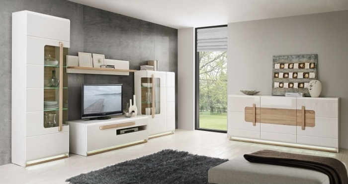 Wohnwand Wohnzimmer komplett möbeldirekt.de