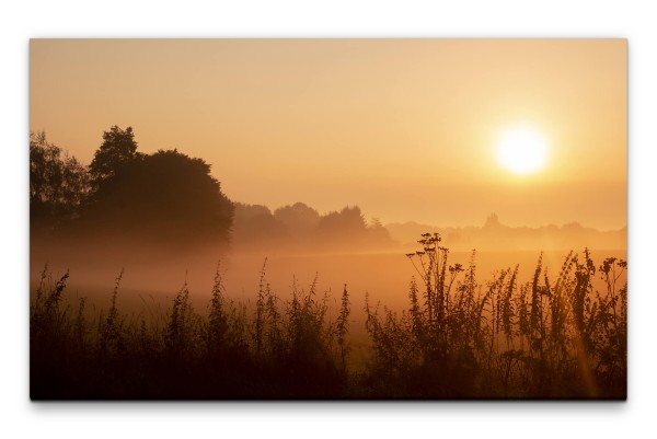 Bilder XXL Magischer Sonnenaufgang Wandbild auf Leinwand