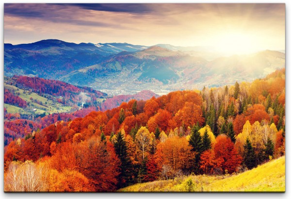 Herbstlandschaft Wandbild in verschiedenen Größen
