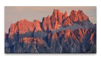 Bilder XXL Alpen in Italien 50x100cm Wandbild auf Leinwand