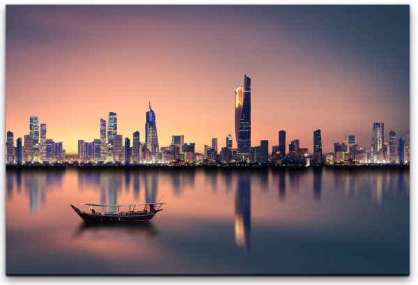 Stadtskyline Wandbild in verschiedenen Größen