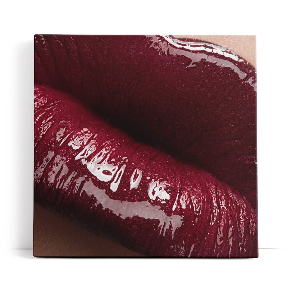 Volle Lippen roter Lippenstift Schlafzimmer Sexy