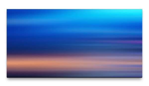 Bilder XXL Abstrakt in Blau 50x100cm Wandbild auf Leinwand