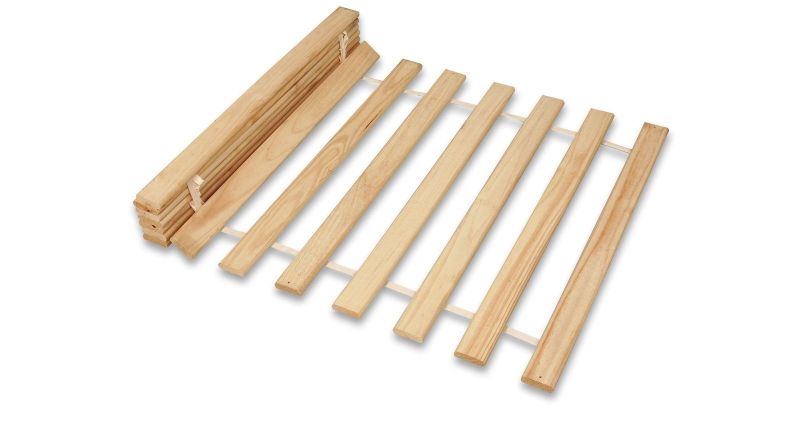 Rollrost für Betten 120 x 200 cm Liegefläche 17 Latten aus Massivholz