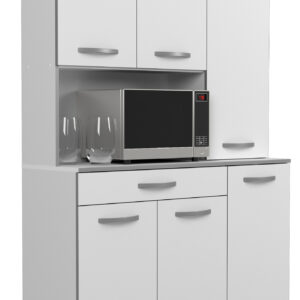 elegantes Küchenbuffet Essential 22 von Parisot in Weiß Buffet Küchenmöbel Küchenschrank Komplett
