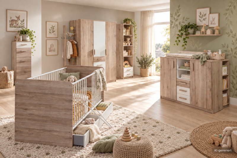Babyzimmer komplett einrichten – Möbel für Ihr Baby